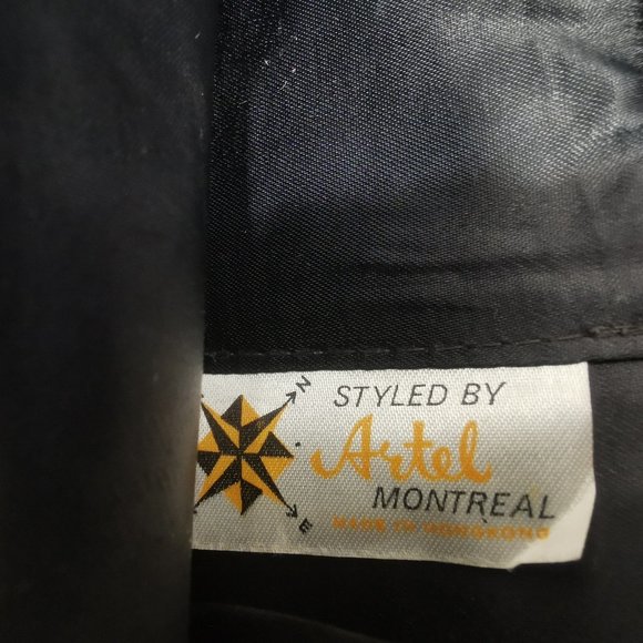 Vintage Black Bead Clutch by Artel of Montreal - Picture 4 of 6